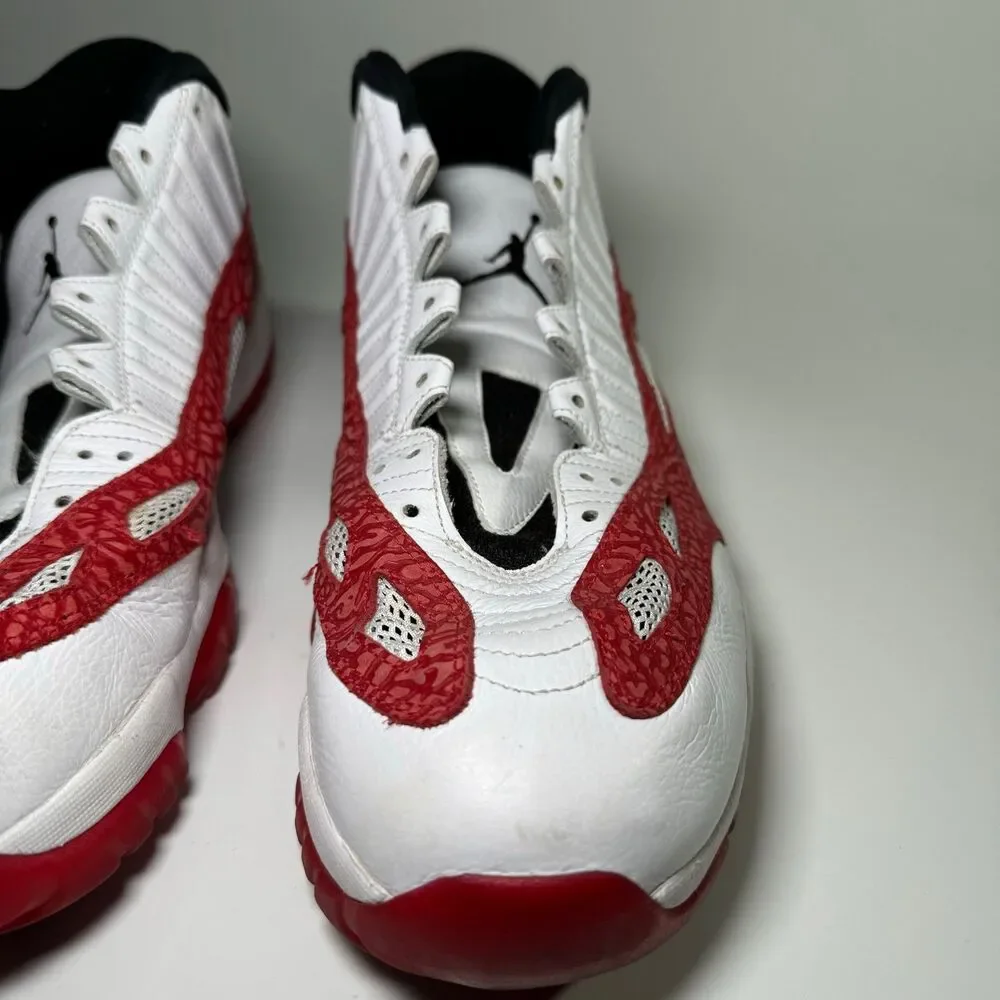 Air Jordan 11 Retro IE Low Gym Red Mens Size 18 Red White 919712-101 Basketball